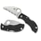 Spyderco 2024 Spyderco Reveal 8 Manbug, Lightweight Black, Wharncliffe Serrated SPY-MBKWS - alternate 1